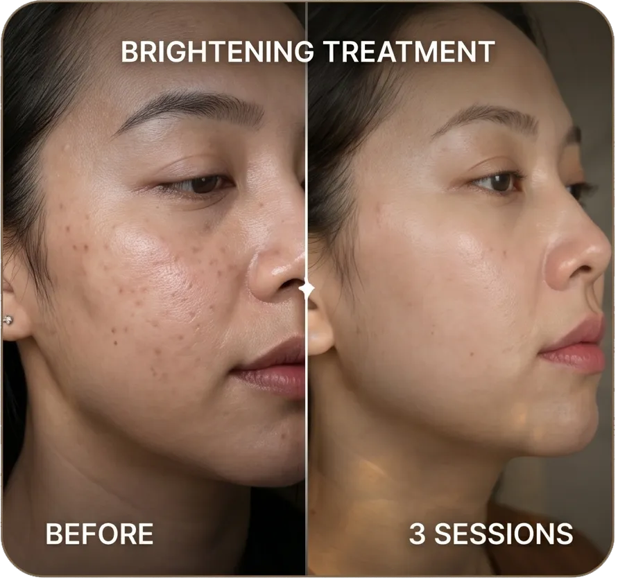 Hasil Brightening Treatment