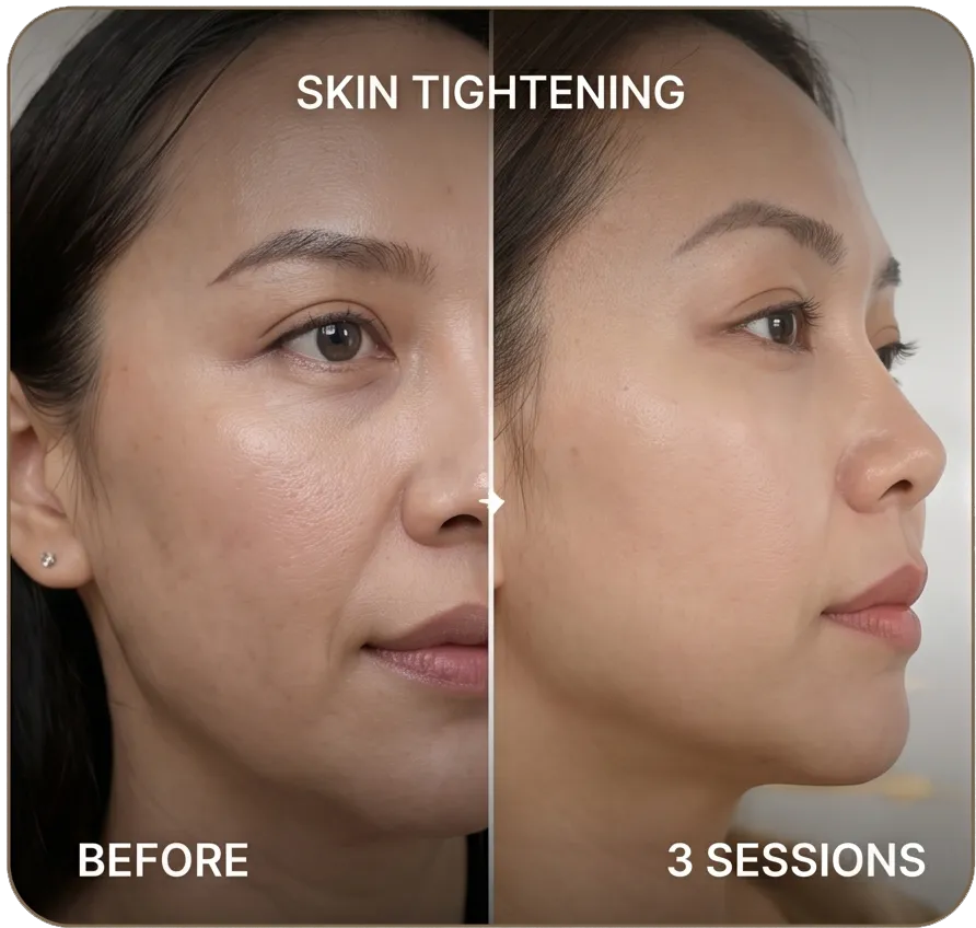 Hasil Skin Tightening